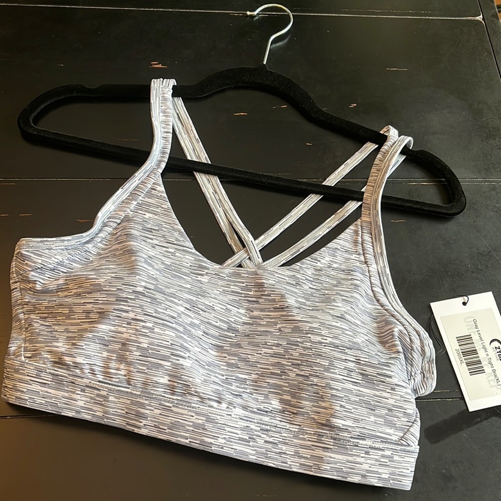 ZYIA XL Gray Level n Tight Bra
